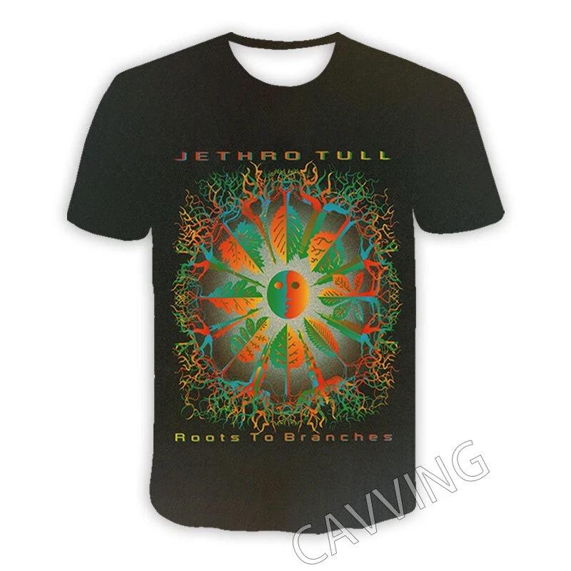 New Classic Jethro Tull Rock 3D Print T-shirts For Men Women Hip Hop Trend T Shirt Y2k Top Oversized Street Style Men's Clothing