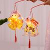 Chinese Handheld Rabbit  Lantern Handmade Light-Up Bunny Lantern  Mid-Autumn Festival