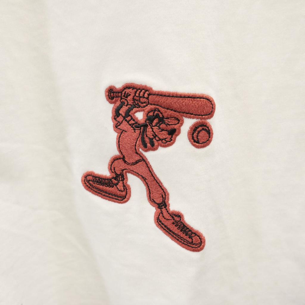 adidas Originals Disney collaboration Trefoil logo Goofy embroidery Short sleeve T-shirt Men's Used