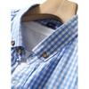 Trendy Cotton Short Sleeve Export Casual Plaid Shirt