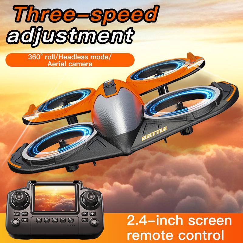 2025 NEW RX122 Drone HD Camera Three speed regulation Aerial Headless mode Photography with Screen RC four-axis Drone Toys