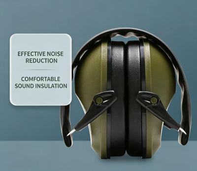 CE Certified Reusable Silicone Headband Type Earmuffs Roll-Down Inserts Sound Insulation Noise Reduction for High Noise