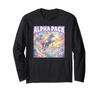 Alpha Pack Best Friends Unicorn Rainbow (Funny Graphic) Long-Sleeve T-Shirt
