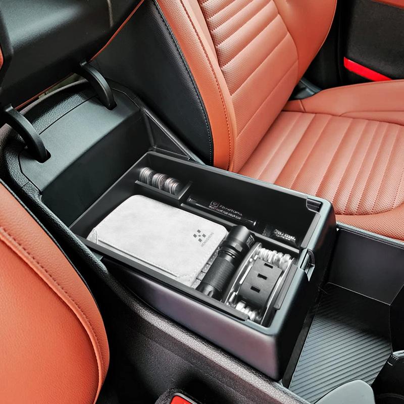 2PCS Center Console Organizer for Kia Sportage  2024 NQ5 Accessories Car Armrest Storage Box Tray ert ABS Car Storage Box