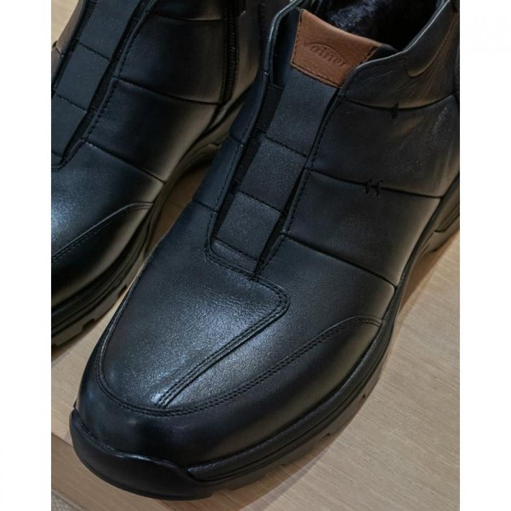 Vainer Men S Black Fur bootS 1g27