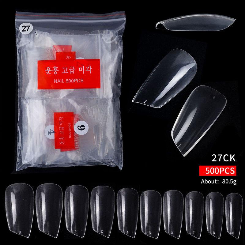 Nail Art French, Autocolant Complet și Autocolant Jumătate, Unghie Balerină, Unghie Țeavă de Apă, Vârf Picătură de Apă Piesă Unghie Pe Stoc