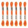 6 Skeins Embroidery Floss, Gradient Colors Polyester Embroidery Threads Bracelets String for Cross-Stitch Hand Embroidery