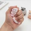 Slow Rebound Cat Squeeze Toy Realistic Cat Cat Pinching  Toy Cat Squishy Toy  For Adults