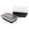 10 Pcs Microwavable Food Meal Storage Containers Reusable Lunch Boxes Bento Box