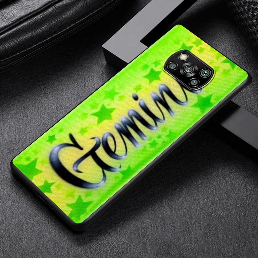 Aries Leo Libra Pisces Virgo Capricorn Case for Xiaomi Poco X3 X4 NFC M3 M4 Redmi Note 9S 10 9 8 Pro K40 Mi 11 Lite Phone Cover