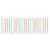 25pcs Nail Art Dotting Pens Acrylic Screw Rod Round Head Nail Art Double Ended Dotting Pen