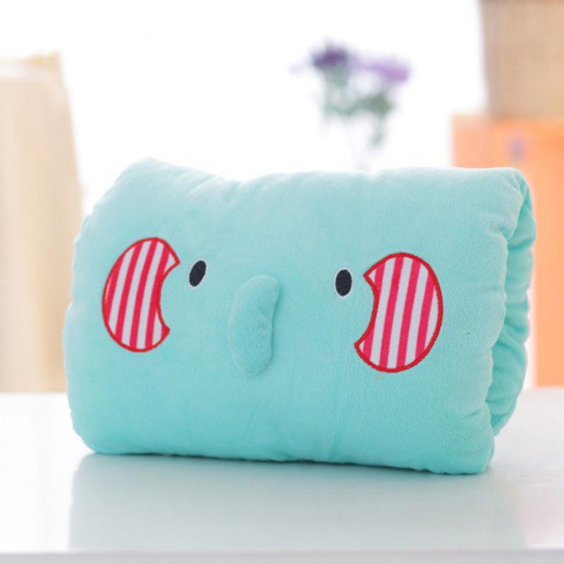 Cartoon Animal Plush Hand Warmer Cushion - Non-Electric Soft Pillow Gift for Kids & Toddlers