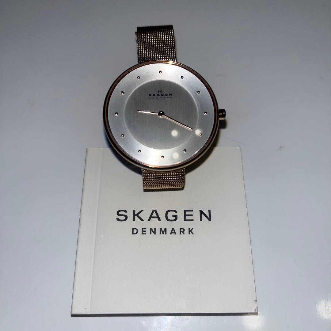 Used SKAGEN Watch Rose Gold No Battery