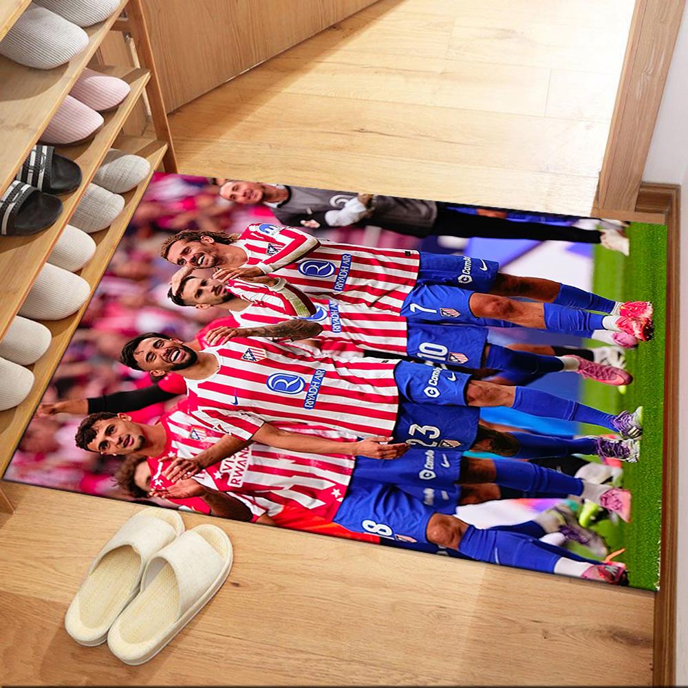 Atletico Madrid Carpet Suitable For Kitchen Foyer Hallway Outdoor Antislip Carpet Decorate Offices Best For Christmas