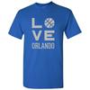 Orlando Love Basketball - Sports Team Hometown City Pride T Shirt - Royal