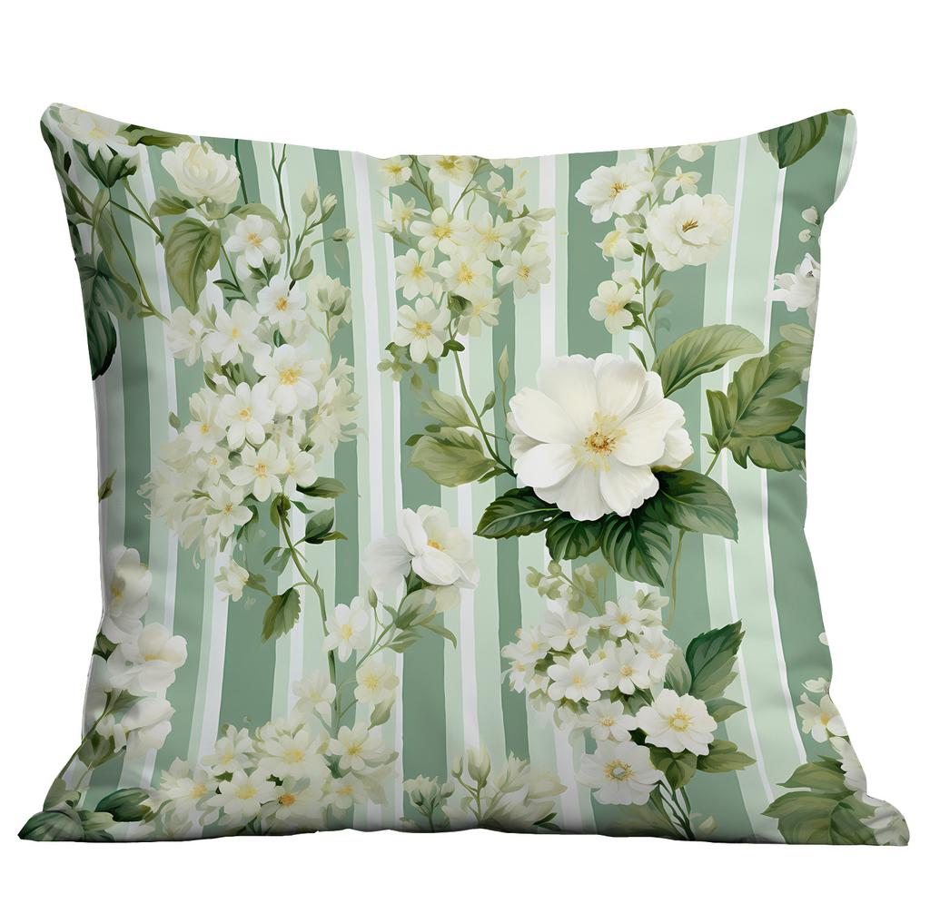 Ny Akvarell Pastoral Blommig Kuddfodral Hem Vardagsrum Soffa Kudde Kuddfodral Premium Hållbar Kvalitet