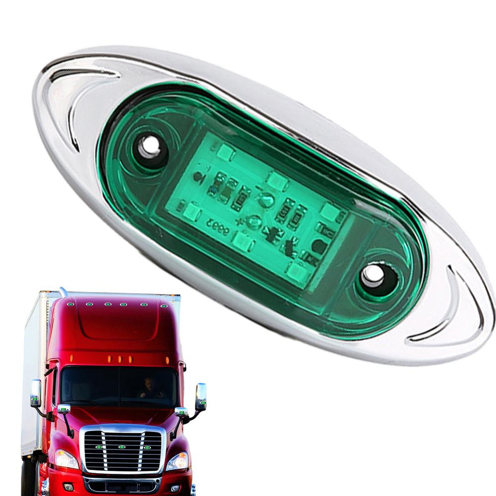 

Светодиодные боковые габаритные огни для прицепа, габаритные огни для грузовиков, передние и задние фонари, светодиодные фонари для прицепа, стоп-сигналы для прицепа, задние фонари для зелёный