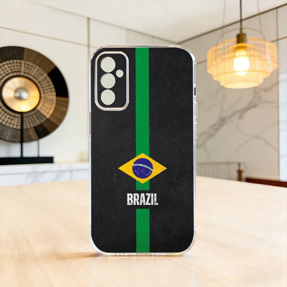 

B-Brazil Бразильский флаг Чехол для телефона Прозрачный Силикон Мягкий Для SamsungA10,12,20,21S,30,31,40,50,51,52,70,71 Samsung a10