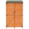 Garden Shed Brown 106 x 56 x 176.5 cm Solid Spruce Wood