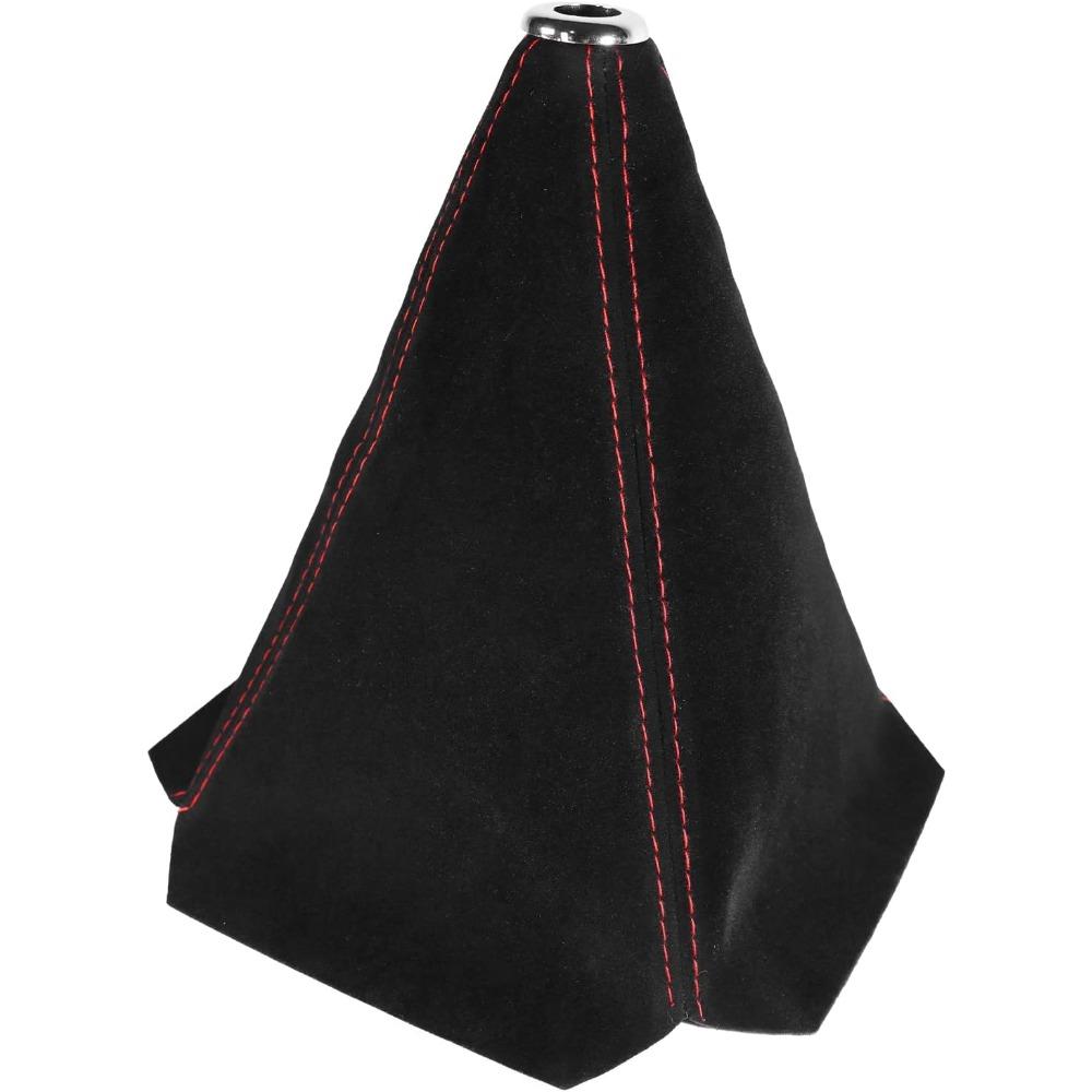 

Universal Car Shift Boot, 16mm Pu Leather & Suede Flocking Cover for Manual or Auto Transmission, Multiple Colors