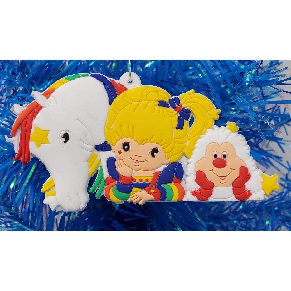 Rainbow Brite Ornament with Starlite and Sprite (Unique Shatterproof Design)