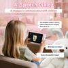 Kids' AI Card Digital Camera with Object Recognition, Dual-Band WiFi, Dual Cameras, Portable