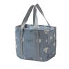 Floral Large-Capacity Insulated Oxford Cloth Lunch Bag