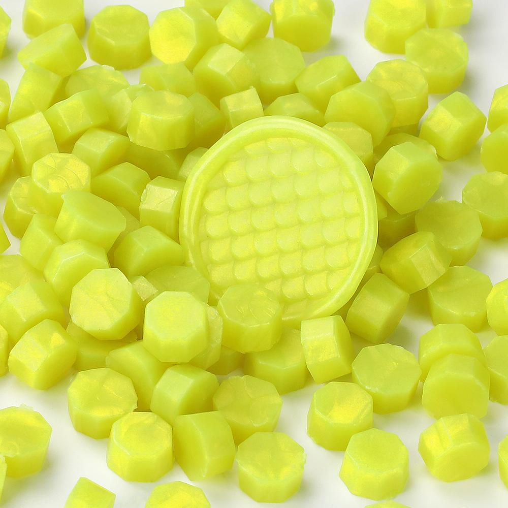 

500g Bags of Octagonal Lacquer Wax Grains Transparent and Colorful Handmade Diy Handbooks Greeting Cards Wax Sealed Seals