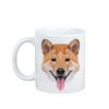Shiba Inu -Kubek Ze Zdjęciem I Napisem Geometryczny Pies Art-Dog