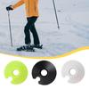 Durable ABS Hiking Pole Basket Ski Accessories Replacement for Trekking Walking Stick Snow Parts