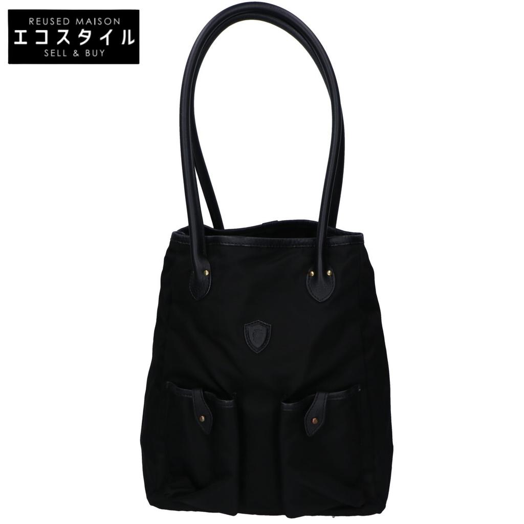 Felisi [Excellent Condition] 20-62 Nylon/leather Tote Bag blackUsed