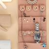 Jewelry Organizer Watch Bracelet Holder Foldable Design Ear Stud Storage Bag  Lady