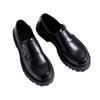 Läder Skor Herr Trend Casual Loafers Platåsulade Unga Lata Människor Pedal Trendiga Herrskor 2138-R