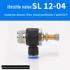 Trachea Connector PC8-02 Male Thread Quick Elbow Insert Pneumatic Throttle Valve
