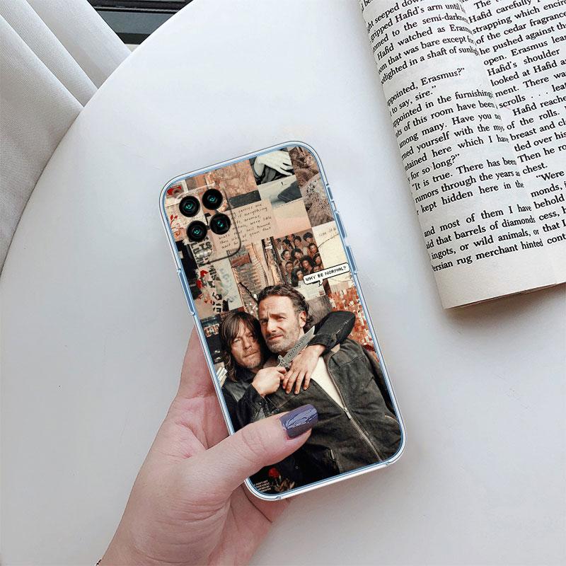 TWD Walking Dead Transparent Phone Case for Samsung Galaxy A04 A04S A14 A23 A34 A54 M23 M33 M52 M53