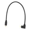 8K 60Hz Micro HD Multimedia Interface Cable Right Elbow Micro HD Multimedia Interface Male to Male Cord OD4.0mm