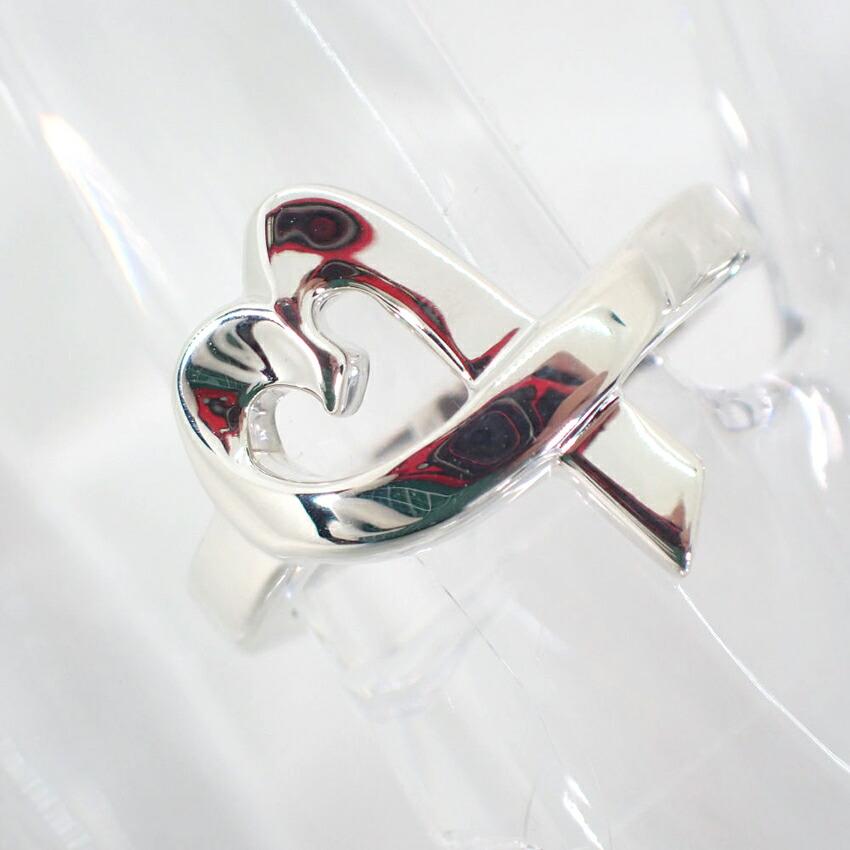 [Used] TIFFANY 925 Loving Heart Ring Size 9/Size 9/g535-84