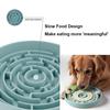 Silicone Pet Slow Feeder Bowl Round Anti-Choking Lick Mat Suction Cup Slow Down Eating Food Bowl for Small Medium Large Breed Dogs