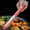 New Stainless Steel Barbecue Clip Thickened Anti-heat Kitchen Food Tongs Non-slip Multifunction Grill Tongs Cooking Supplies