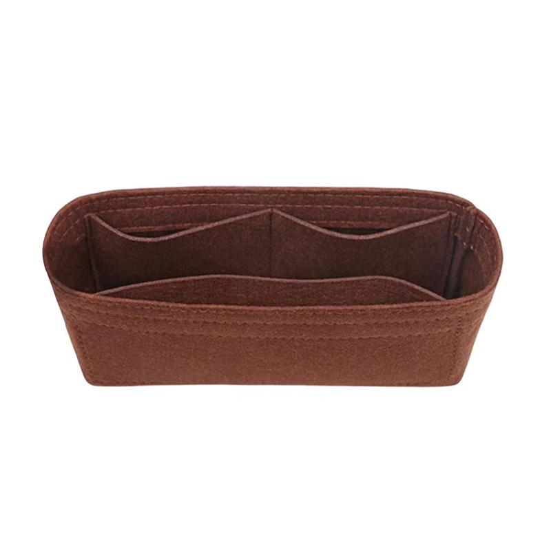 

Red Felt Cosmetic Storage Bag: Multifunctional, Large Capacity for Ladies Medium: 24.5*11*4cm