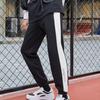 Li Ning Casual Cuffed Fleece Warm Sports Pants Winter Men Bottoms Black AKLQB07-1