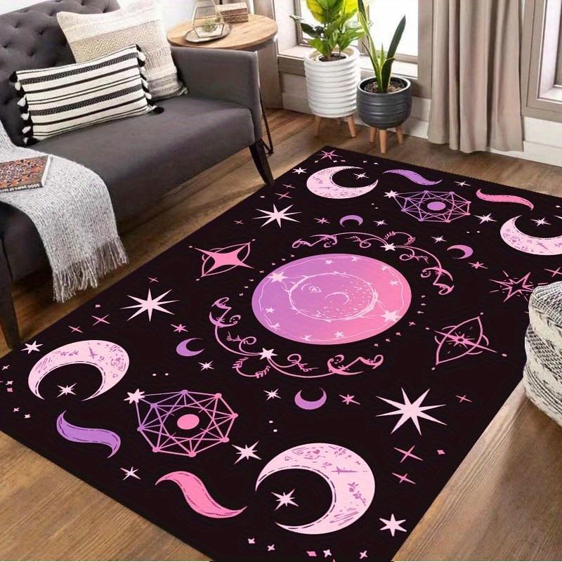 Japanese Style Nine Tails Fox Maple Leaf Print Area Rug Non Slip Large Floor Carpet For Living Room Oriental Decor