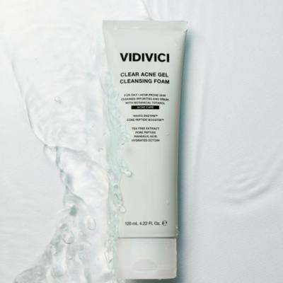 Face Clear Acne Gel Cleansing Foam 120ml Soothing & Deep Pore Care