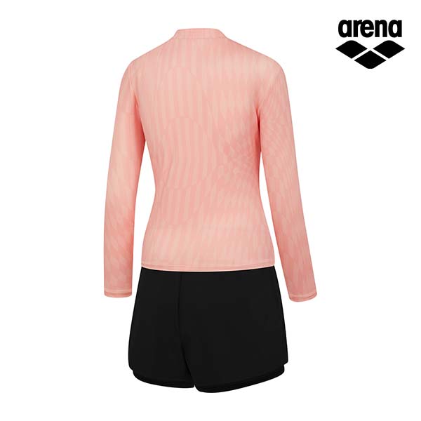 Alena Soda Leisure Zip-Up Rash Guard Set A4Bl1Ps10Cor