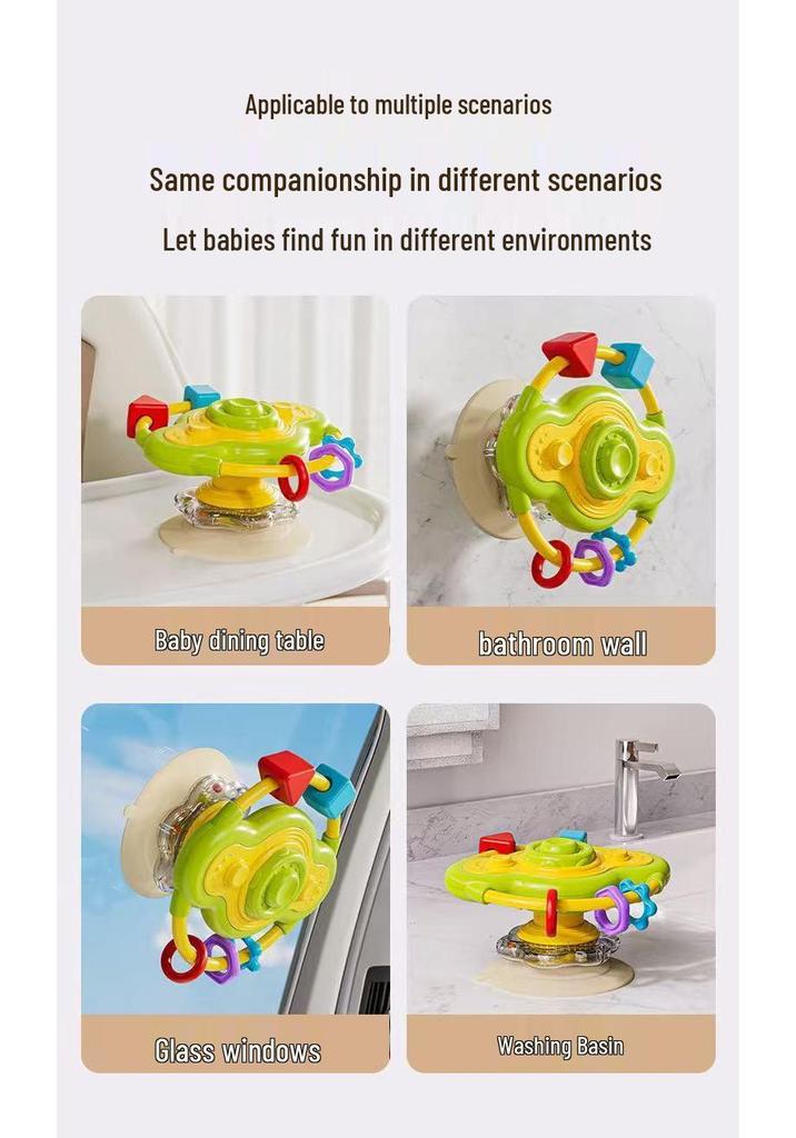 Multifunctional Sensory Suction Cup Puppy Toy - Educational & Fun for Babies