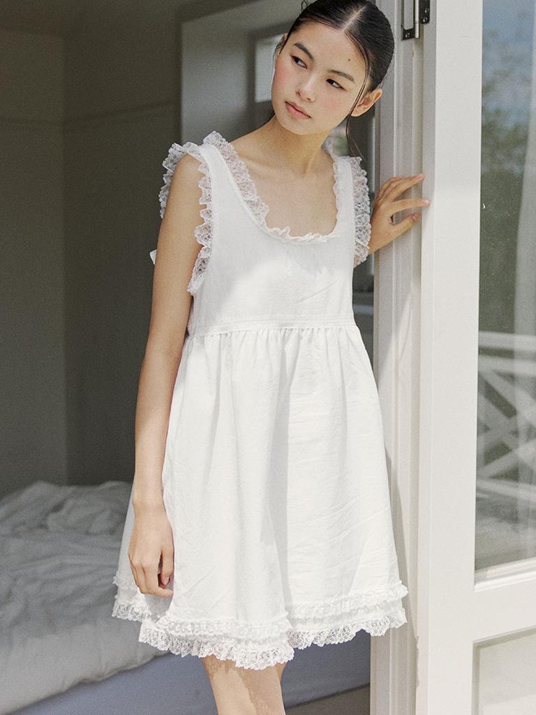 Sioleu Monchou Ribbon Lace Dress