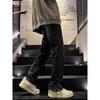 Retro Blue Jeans Men's Straight American Vibe Long Pants High Street Washing Old Trend
