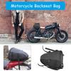 Waterproof Motorcycle Riding Pack Multiuse Tail Bag Helmets Gear Organized Storage Backpack with Spacious Compartments