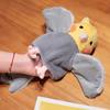 Parrot Hand Puppet Plush Toy Soft Stuffed Bird for Baby Early Education Kindergarten Cute Ventriloquist Doll for Storytelling Interactive Gift for
