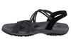 Skechers Reggae Slim - Turn It Up, Womens black Sandals